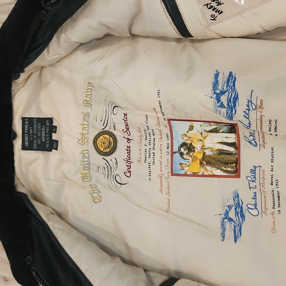 Avirex Bomber Cockpit Jacket - Vintage - Picture 7 of 12